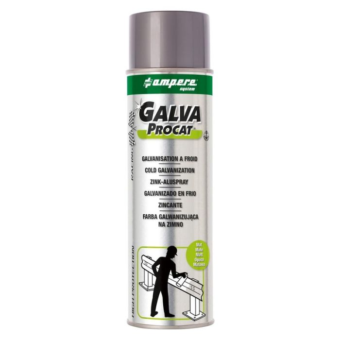 a.m.p.e.r.e - Spray de zinc Galva Procat, 500 ml, mat [AM10024]