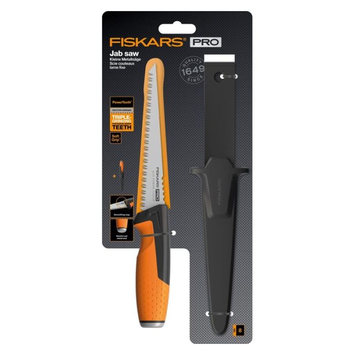 Fiskars - Fierastrau de mana Power Tooth 15cm, 8 dinti/inch [1062935]