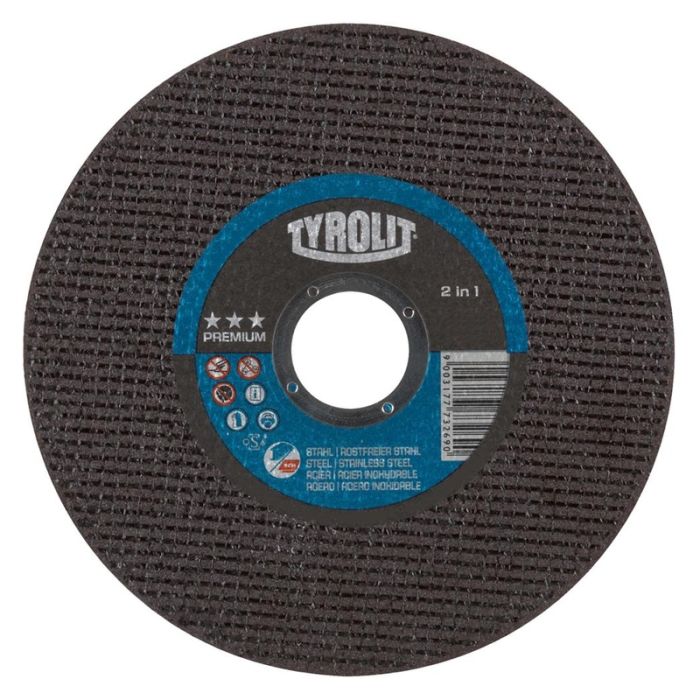 Tyrolit - Disc de taiere pentru otel 2in1 Basic, 125x1.6mm [34332794]