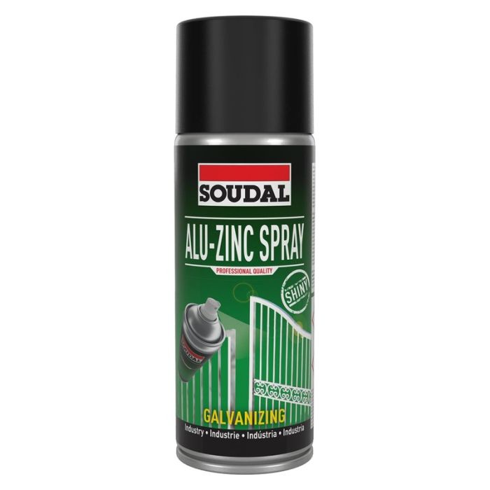 SOUDAL - Spray aluminiu-zinc lucios, 400ml