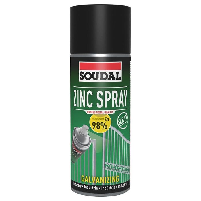 SOUDAL - Spray zinc mat, 400ml