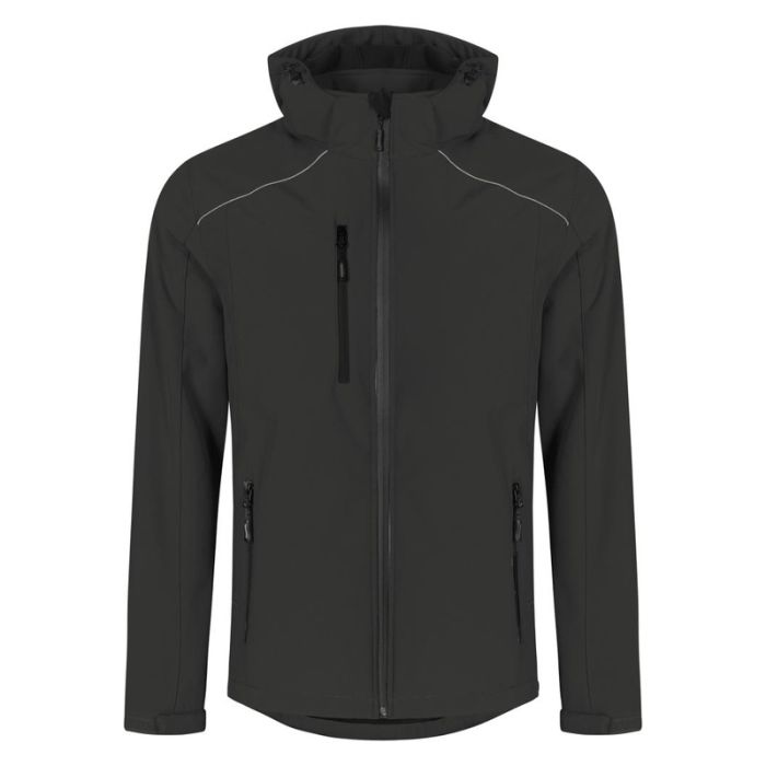 Promodoro - Jacheta softshell de iarna, negru, mas. 2XL