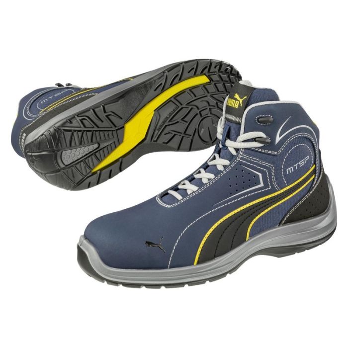 Puma Safety - Bocanci Touring, SB, E, P, WRU, Fo, SRC, negru, albastru, mas. 36