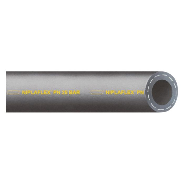 No Name - Furtun universal NIPLAFLEX, NBR/PU/PVC, negru, 25x5.5mm, 50m [4030477175396]