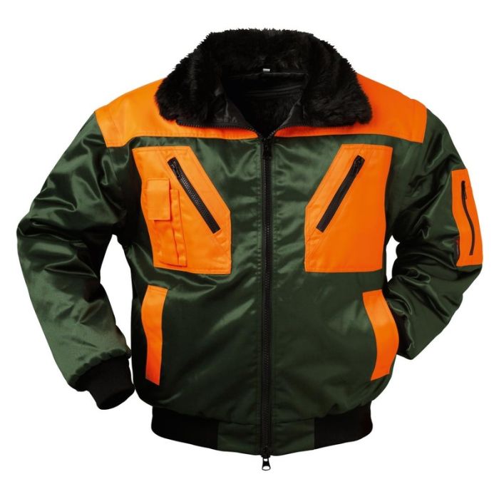 Norway protection - Jacheta pilot ROTDORN, verde/portocaliu, mas. 2XL