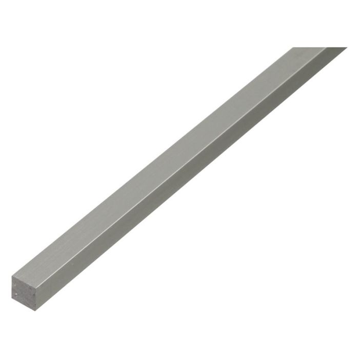 Alberts - Tub patrat din aluminiu 1000/10x10x1mm color argintiu [473518]