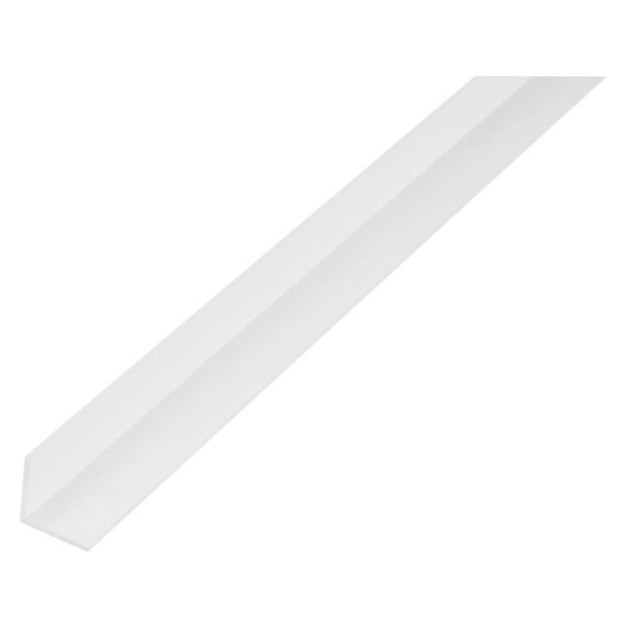 ALBERTS - Profil 90 grade, plastic alb, 25x25x1.8mm, 1m [479251]