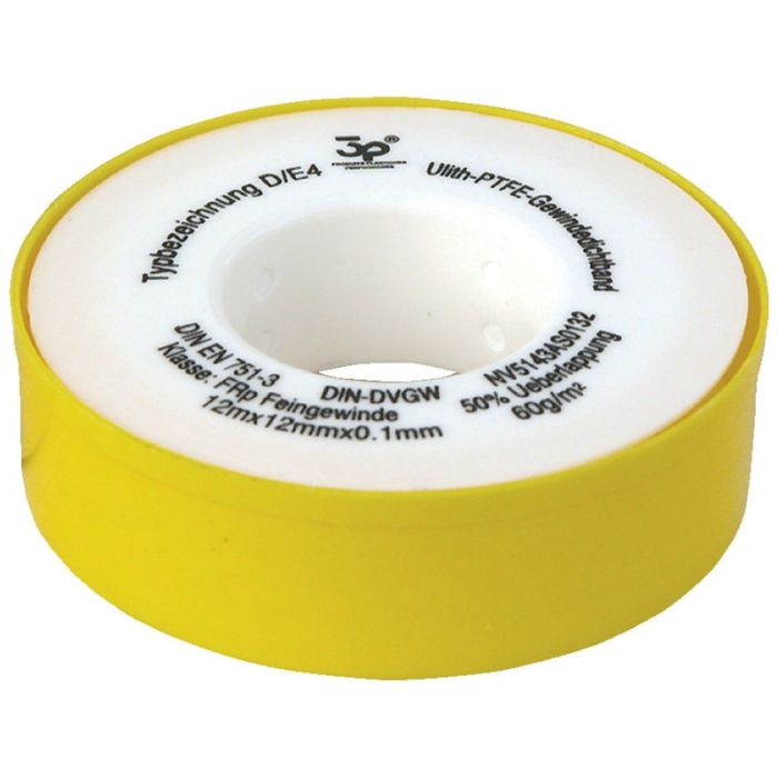 Sanitop-Wingenroth - Banda de etansare PTFE, 12x0.1mm, 12m