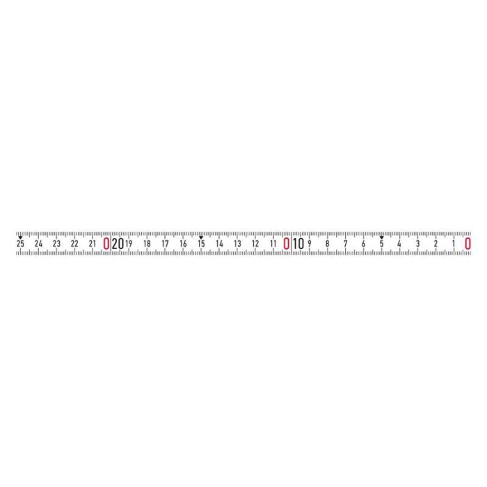 BMI - Banda de masura autoadeziva 2m/13mm alb dreapta [357004002RNL-SK]