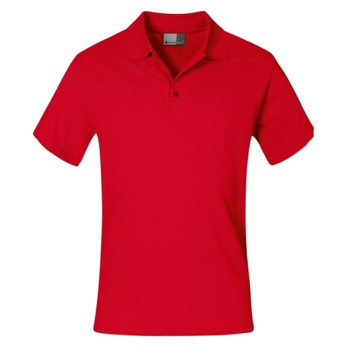 promodoro - Tricou Polo 4001, rosu, mas. XXL