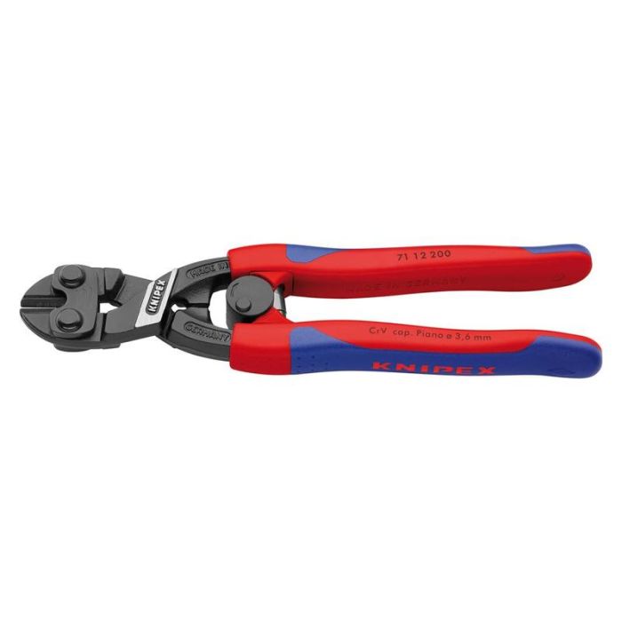 KNIPEX - Cleste pentru taiat bolturi Mini 7112200 cu manere multicomponent 200mm [7112200]