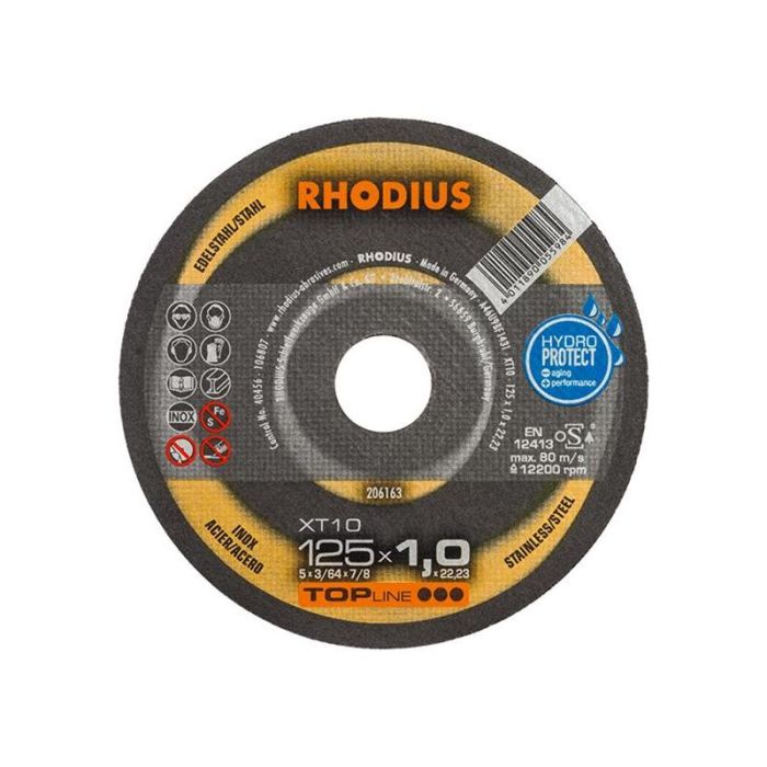 RHODIUS - Disc de taiere XT10 115x1.0mm [206162]