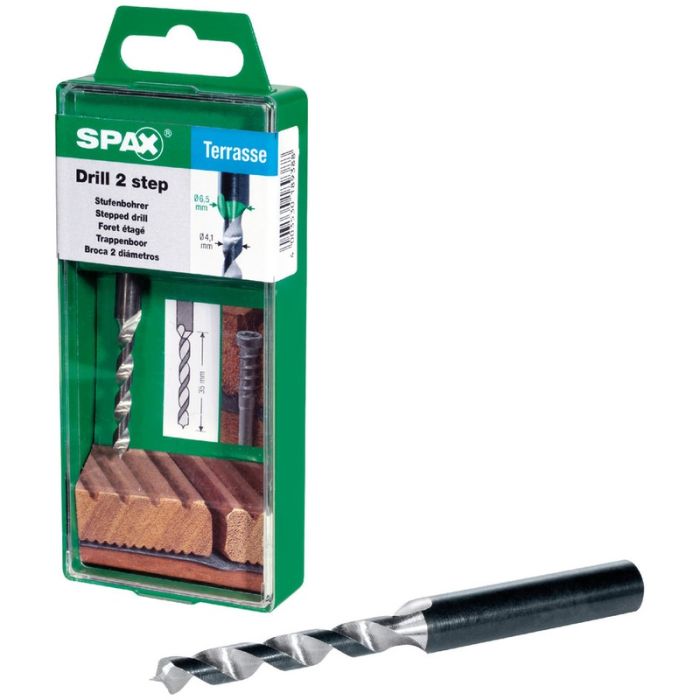 SPAX - Burghiu 4.1mm cu alezor 6.5mm, 5 bucati [4003530189388]