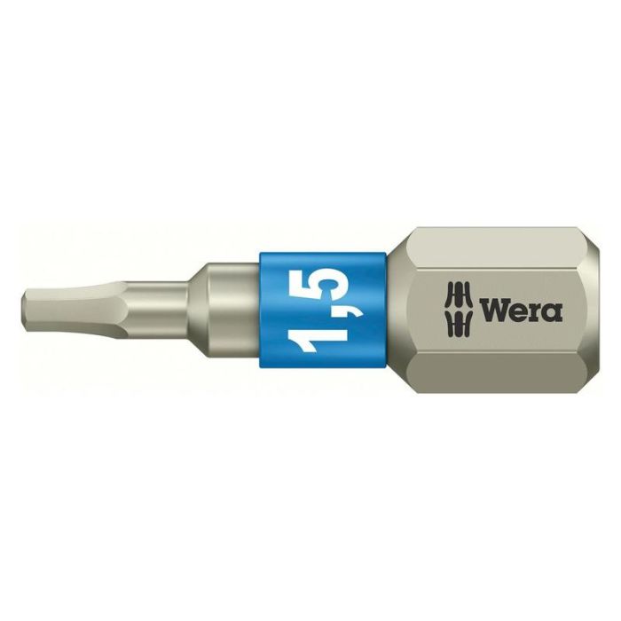 Wera - Bit inox 1/4" DIN3126 C6.3, HEX 1.5x25mm [05071070001]