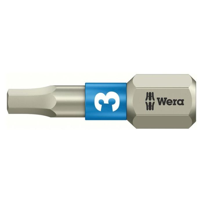 Wera - Bit inox 1/4" DIN3126 C6.3, HEX 3x25mm [05071073001]