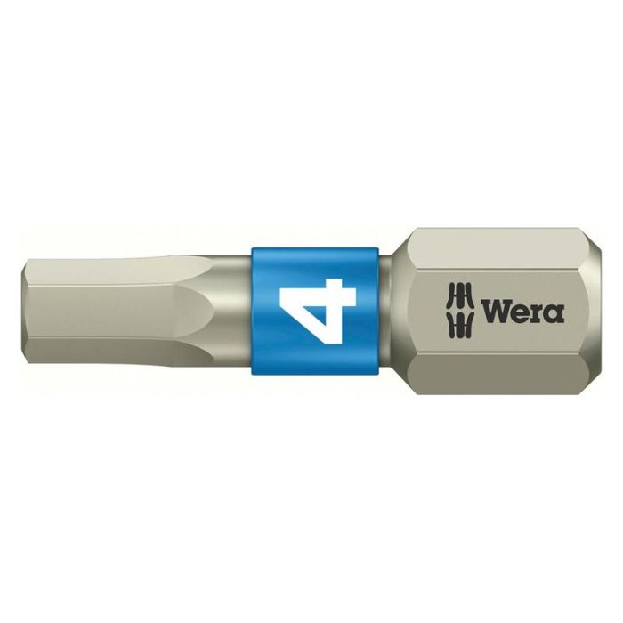 Wera - Bit inox 1/4" DIN3126 C6.3, HEX 4x25mm [05071074001]