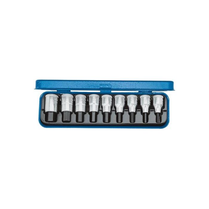 Gedore - Set de biti HEXi, 1/2", 5-17mm, 9 piese [6156250]