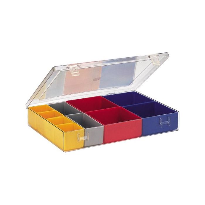 LA-KA-PE - Organizator cu capac 307x225x50mm cu 10 compartimente