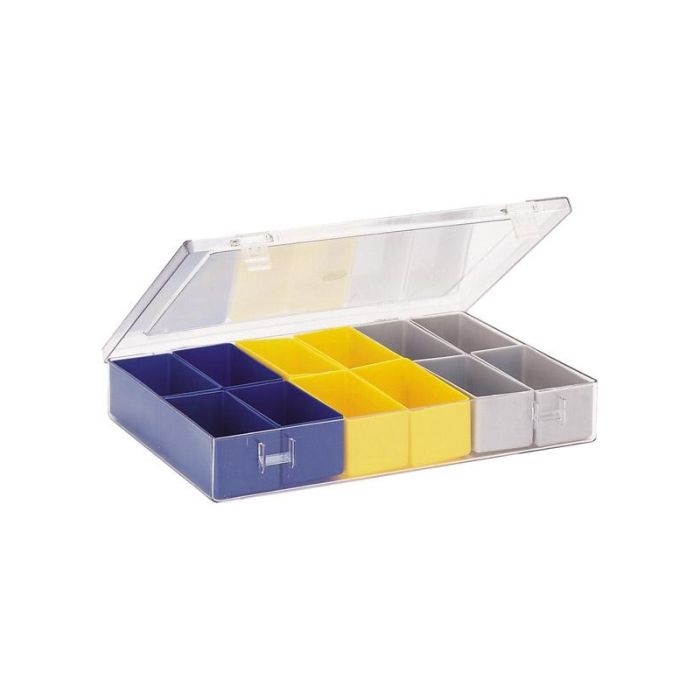 LA-KA-PE - Organizator cu capac 307x225x50mm cu 12 compartimente