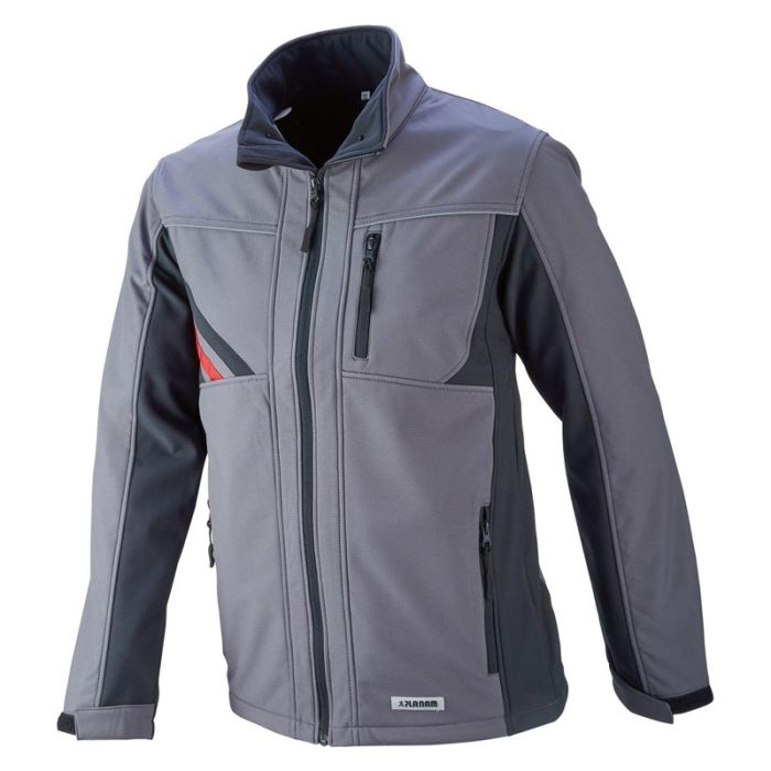 Planam - Jacheta softshell Highline, gri, mas. 2XL