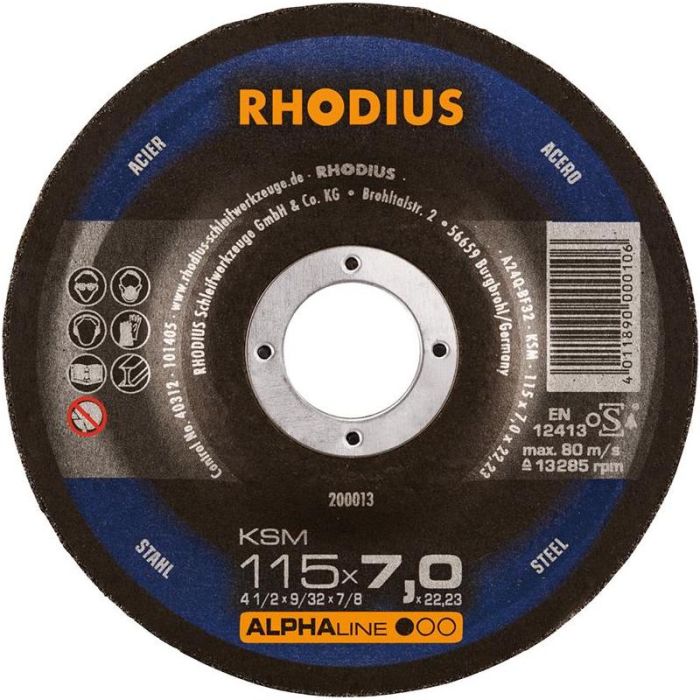 RHODIUS - Disc abraziv KSM 115x7mm [200013]