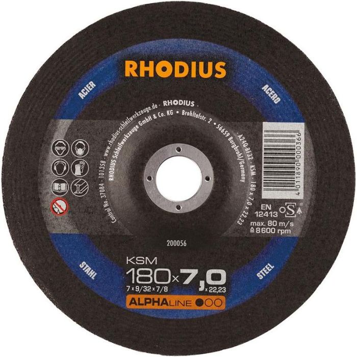 RHODIUS - Disc abraziv KSM 180x7mm [200056]