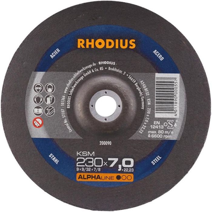 RHODIUS - Disc abraziv KSM 230x7mm [200090]