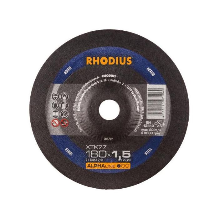 RHODIUS - Disc de debitatare XTK77 180x1.5mm [208702]