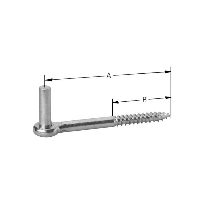 Pollmann - Agatator cu surub, zincat, 13x100mm [1110130]