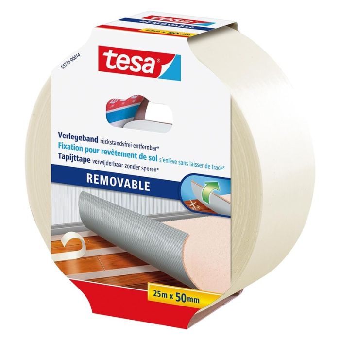 Tesa - Banda adeziva pentru covor 55729, 50mm, 5m [55729-00017-11]