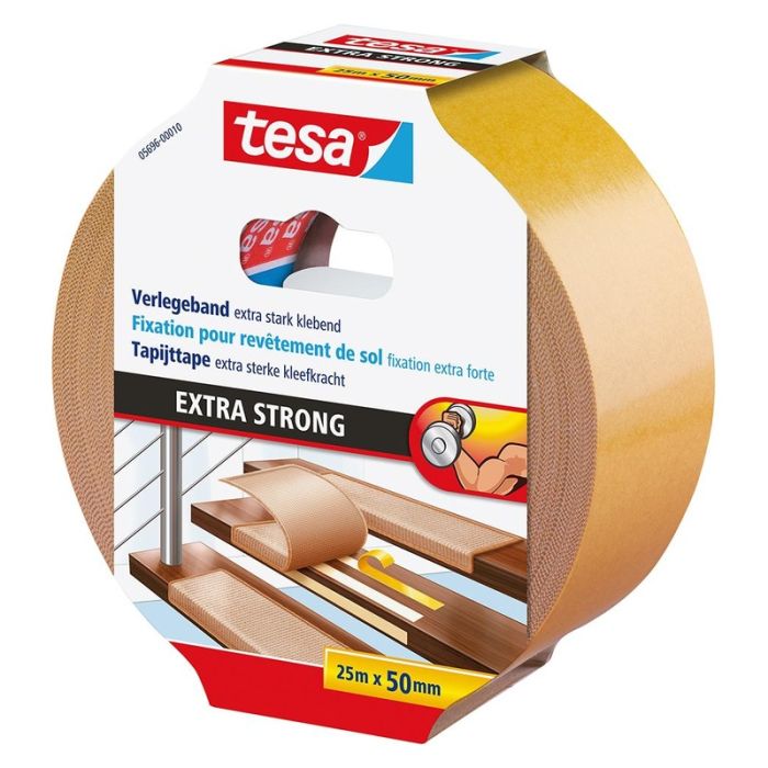 Tesa - Banda adeziva pentru covor 05686, 50mm, 10m [05686-00018-11]