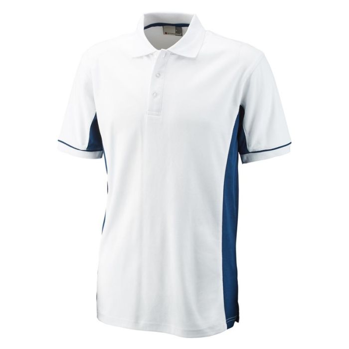 promodoro - Tricou Polo Function Contrast, alb/mov, mas. XXL