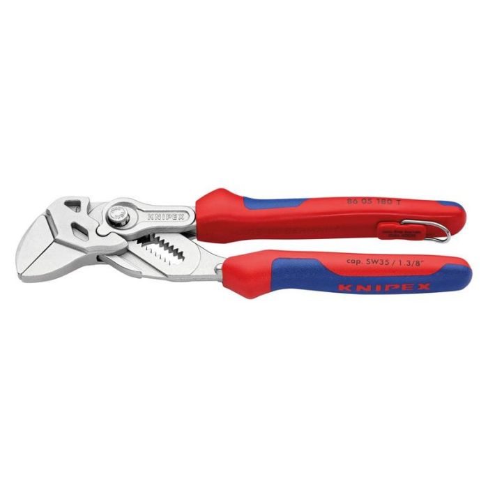 KNIPEX - Cleste tevi (papagal) cromat cu maner multicomponent 180mm [8605180T]