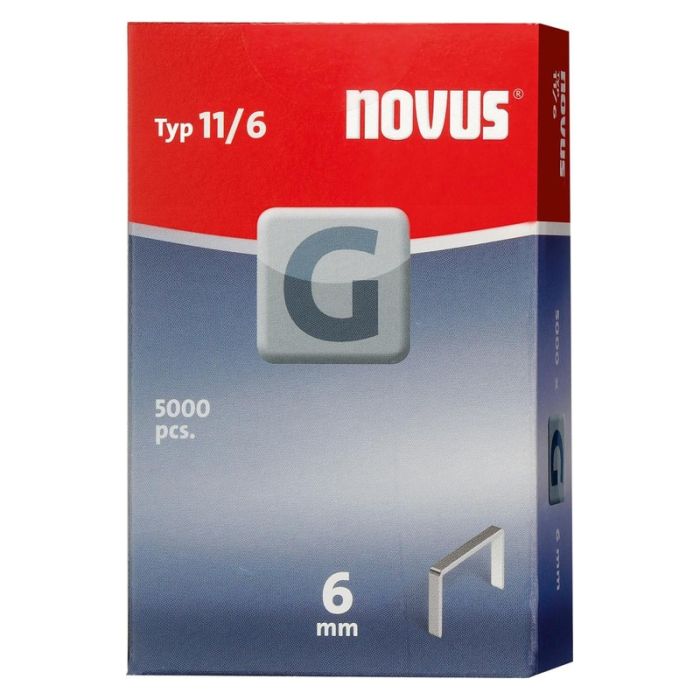 Novus - Capse tip G, 11/6mm, ZA, 5000 bucati