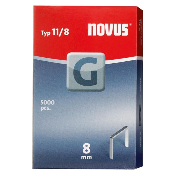 Novus - Capse tip G, 11/8mm, ZA, 5000 bucati