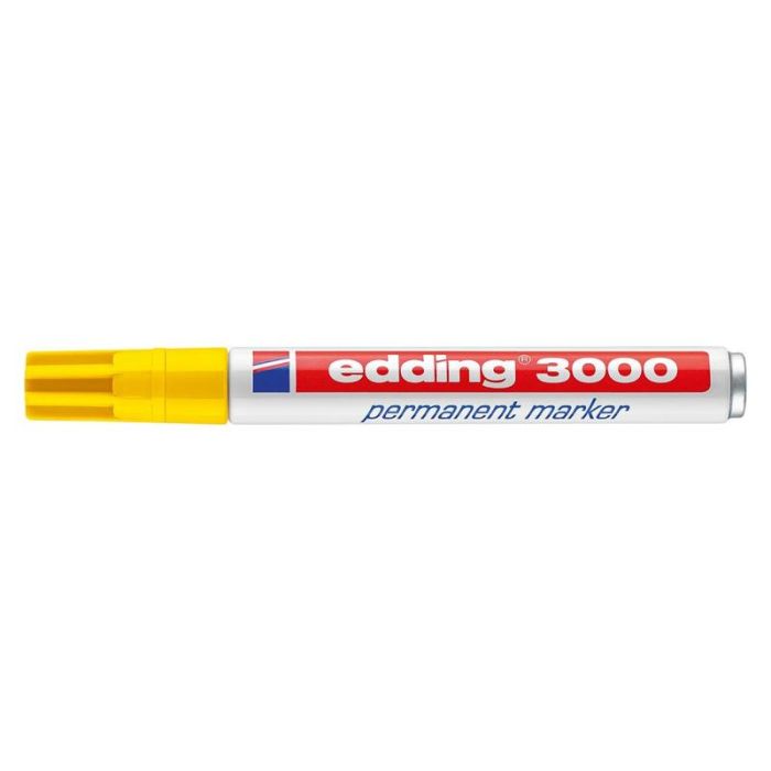 Edding - Marker permanent 3000 galben [4-3000005]