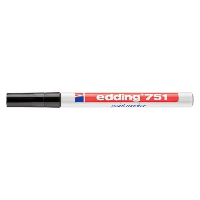 Edding - Marker cu vopsea 751 negru [4-751001]