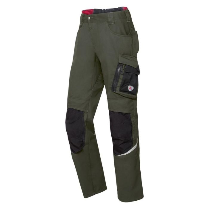 BP - Pantaloni de lucru 570, verde/negru, mas. 52 [1998-570-7332/52N]