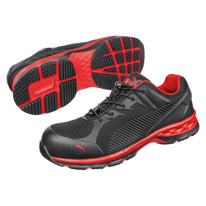 Puma Safety - Pantofi Fuse Motion 2, S1P, ESD, negru/rosu, mas. 39 [643890/39]