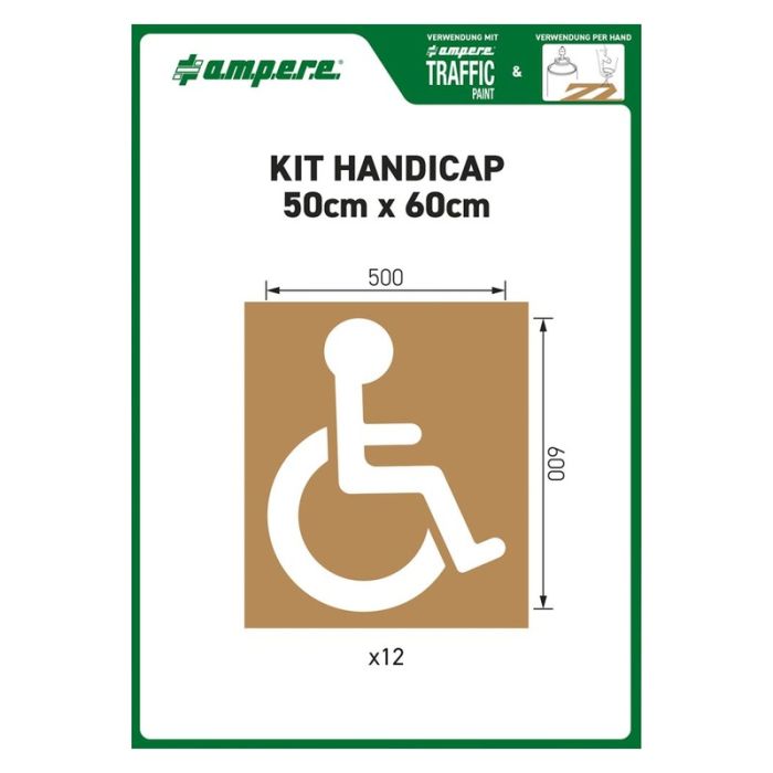 a.m.p.e.r.e - Set de sabloane sabloane pentru handicap 50x60 [630241012]