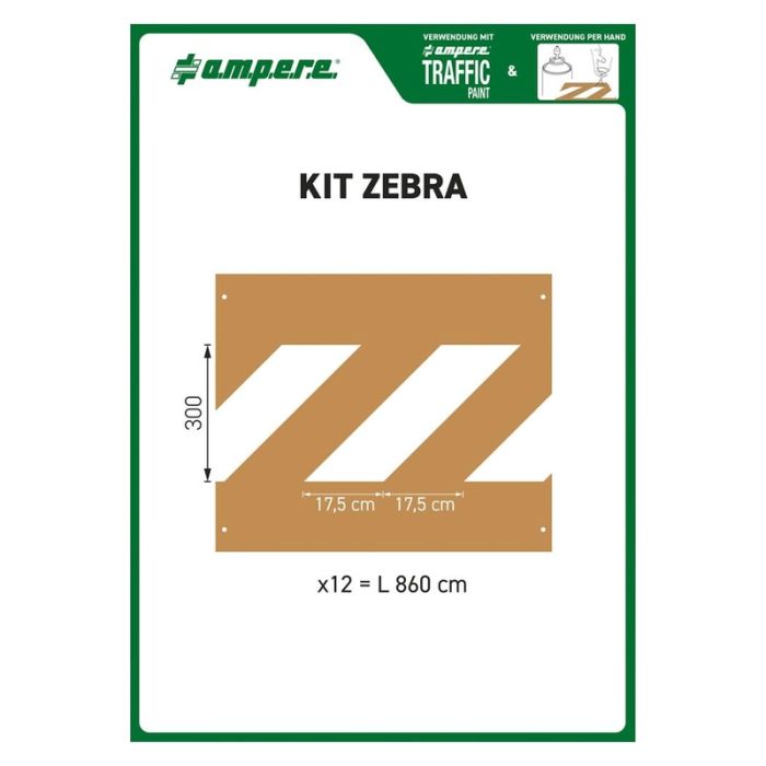 a.m.p.e.r.e - Set şabloane kit şabloane zebra [630261002]