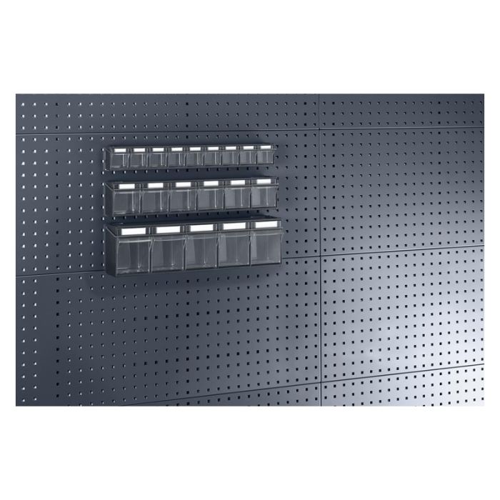 Bott - Sertare transparente l600xp142xh168 mm cu 5 cutii pentru panouri perforate [02513018.19]