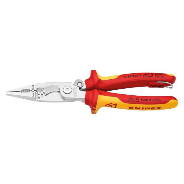 KNIPEX - Cleste de instalatii pentru electricieni VDE TT 200mm [1396200T]