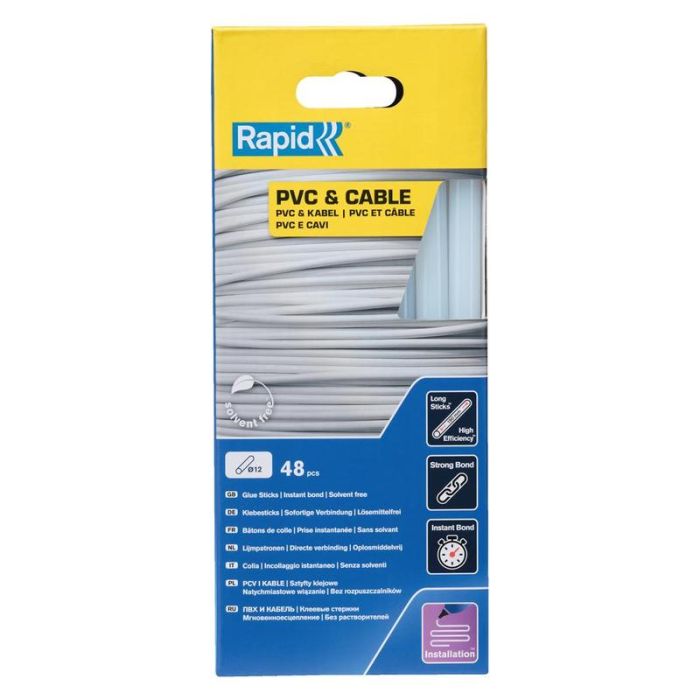 Rapid - Batoane silicon pentru PVC/Cablu 12x190mm 48 bucati [5001413]