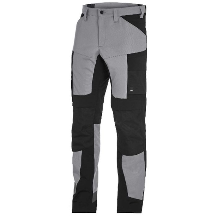 FHB - Pantaloni de lucru Leo, gri/negru, mas. 48 [122110-1120-48]