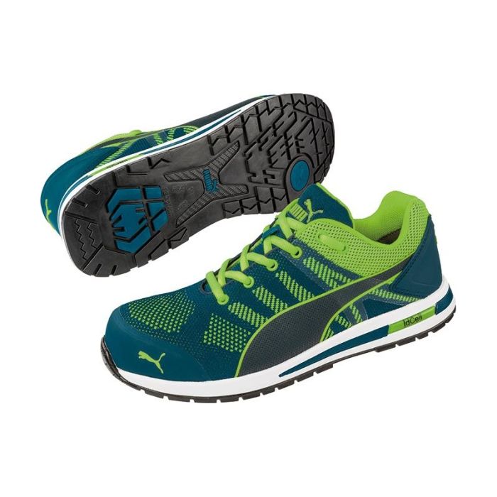 Puma Safety - Pantofi Elevate Knit, S1P, SRC, HRO, verde/albastru, mas. 41 [643170/41]