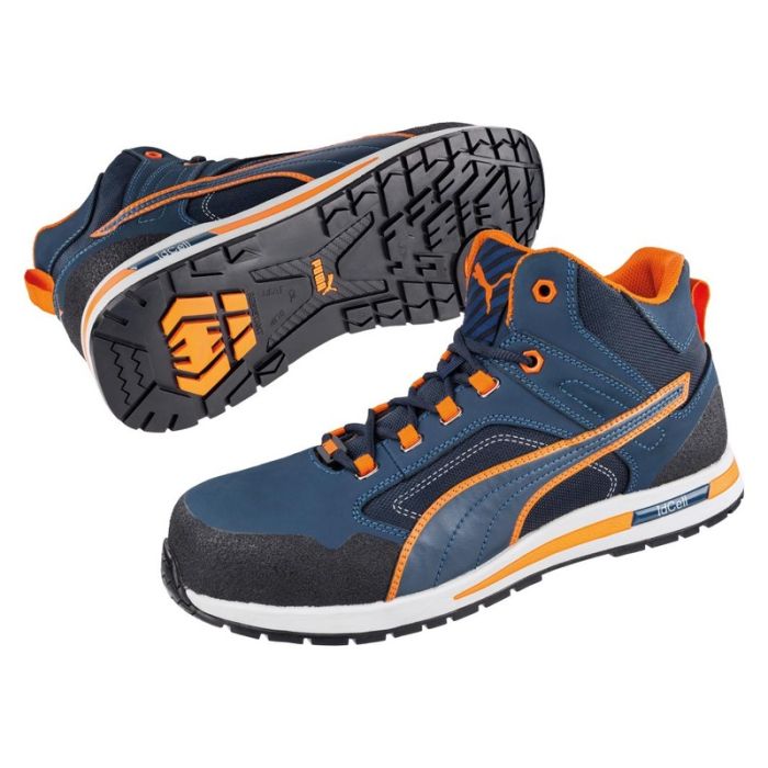 Puma Safety - Bocanci 633140, S3, SRC, negru, HRO, albastru, mas. 39 [633140/39]