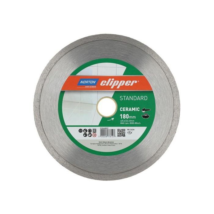 Norton - Disc diamantat Standard Ceramic, 180mm