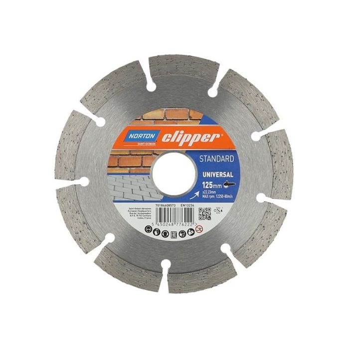 Norton - Disc diamantat Standard Universal, 125mm [70184608573]