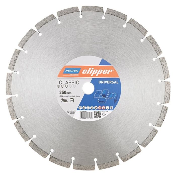 Norton - Disc diamantat Classic Universal, 350x25.4mm